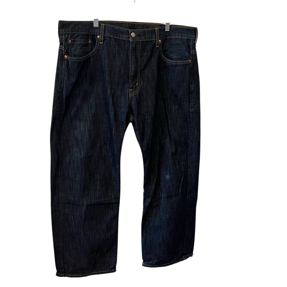 Levi’s Men’s Dark Denim 569 Loose Straight Leg Blue Jeans Size 38x30